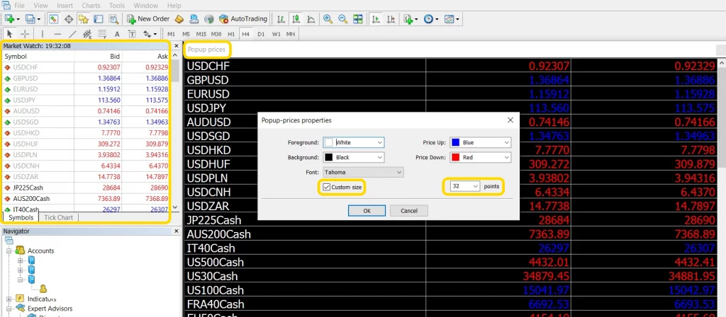 10 วิธีดูค่า Swap บน MT4