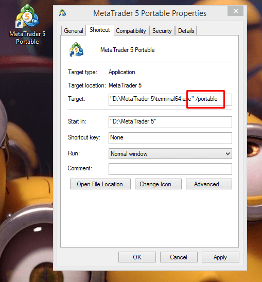 MetaTrader – Portable Mode