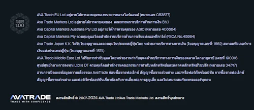 Avatrade ใบอนุญาต Avatrade ใบอนุญาต