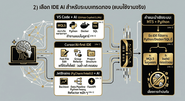 2 เลือก IDE AI ตัวไหนสำหรับงานเทรดทอง 2 เลือก IDE AI ตัวไหนสำหรับงานเทรดทอง