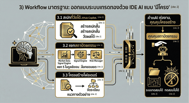 3 Workflow มาตรฐาน IDE AI 3 Workflow มาตรฐาน IDE AI